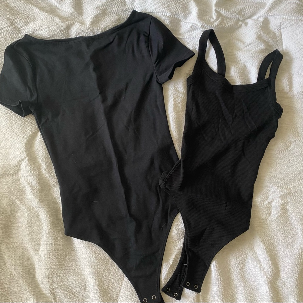 Abercrombie & Fitch black body suits xxs